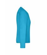 Damen Ladies' Workwear-Long-Sleeved-T OCS Blended Turquoise 10525