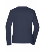 Ladies Ladies' Workwear-Long-Sleeved-T OCS Blended Navy 10525