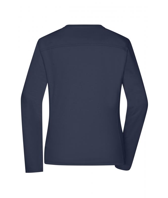 Ladies Ladies' Workwear-Long-Sleeved-T OCS Blended Navy 10525
