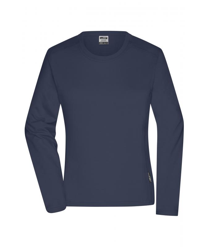 Ladies Ladies' Workwear-Long-Sleeved-T OCS Blended Navy 10525