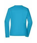 Ladies Ladies' Workwear-Long-Sleeved-T OCS Blended Turquoise 10525