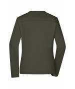 Damen Ladies' Workwear-Long-Sleeved-T OCS Blended Olive 10525