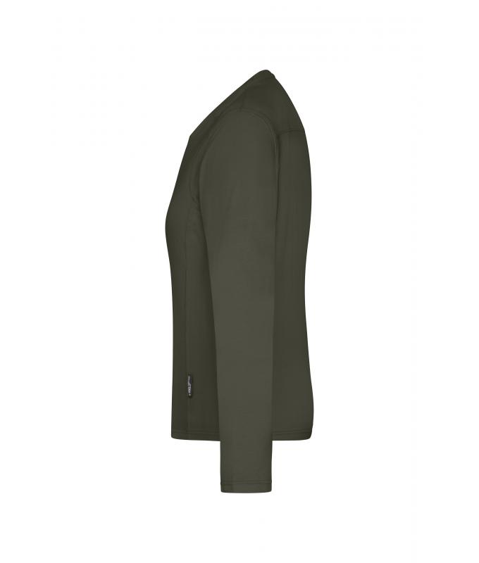 Dames Ladies' Workwear-Long-Sleeved-T OCS Blended Olijf 10525