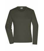 Damen Ladies' Workwear-Long-Sleeved-T OCS Blended Olive 10525