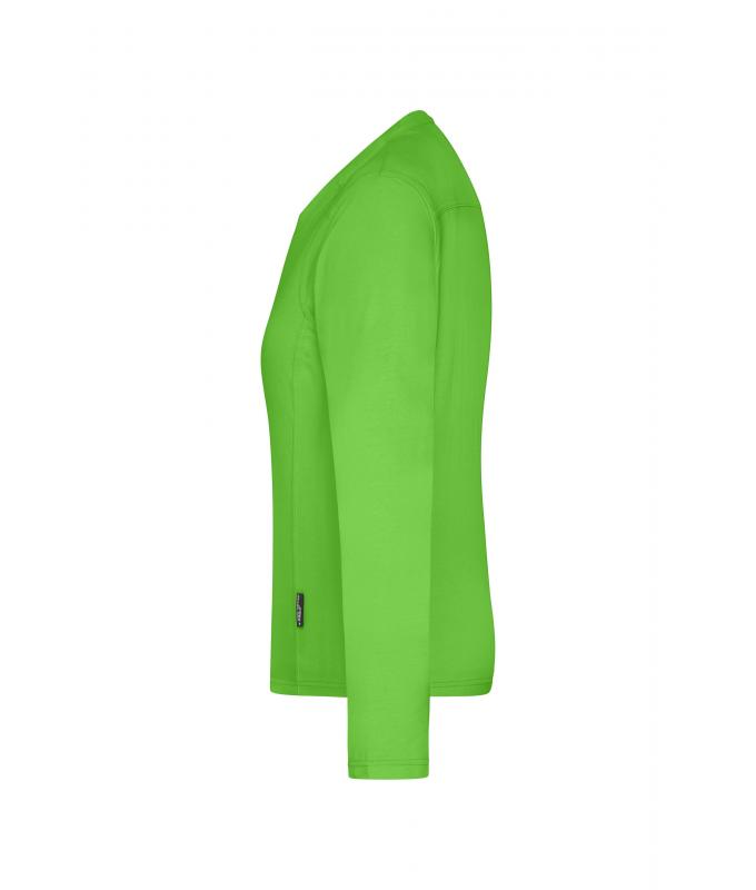 Ladies Ladies' Workwear-Long-Sleeved-T OCS Blended Lime-green 10525