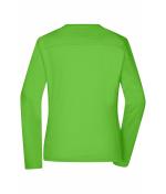 Ladies Ladies' Workwear-Long-Sleeved-T OCS Blended Lime-green 10525