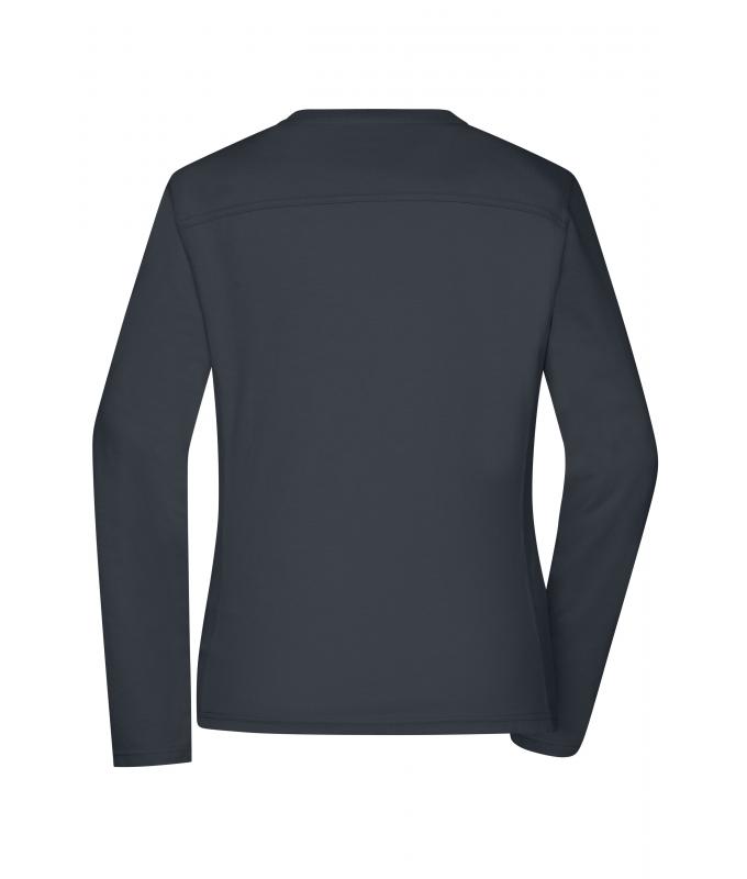 Dames Ladies' Workwear-Long-Sleeved-T OCS Blended Carbon 10525