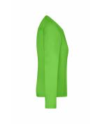 Damen Ladies' Workwear-Long-Sleeved-T OCS Blended Lime-green 10525