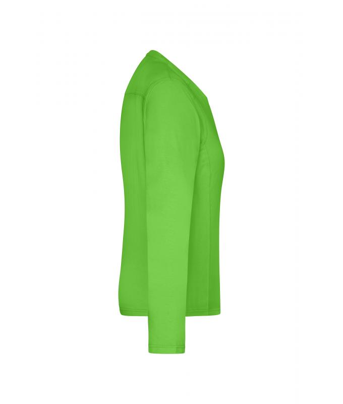 Damen Ladies' Workwear-Long-Sleeved-T OCS Blended Lime-green 10525
