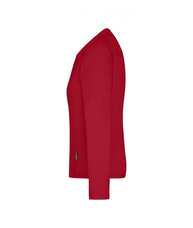 Ladies Ladies' Workwear-Long-Sleeved-T OCS Blended Red 10525