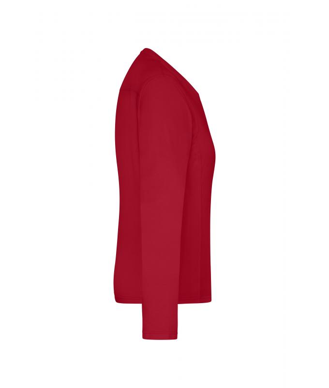 Damen Ladies' Workwear-Long-Sleeved-T OCS Blended Red 10525