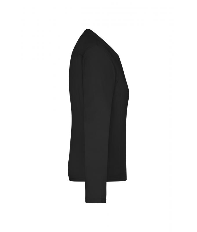Damen Ladies' Workwear-Long-Sleeved-T OCS Blended Black 10525