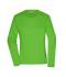 Damen Ladies' Workwear-Longsleeve-T Lime-green 10525
