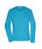 Damen Ladies' Workwear-Longsleeve-T Turquoise 10525