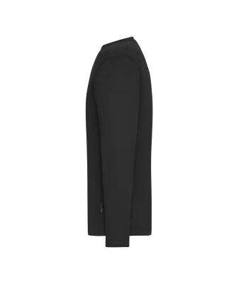 Men Men's Workwear-Long-Sleeved-T   OCS Blended Black 10526