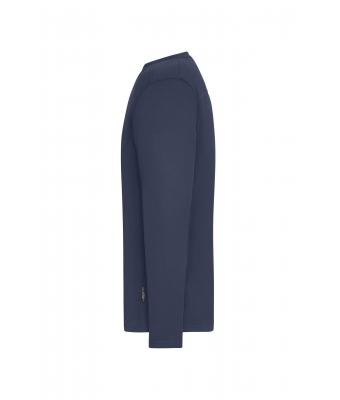 Herren Men's Workwear-Long-Sleeved-T   OCS Blended Navy 10526