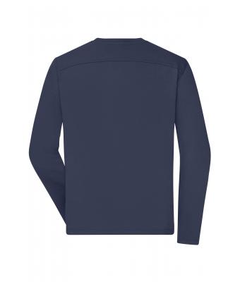 Herren Men's Workwear-Long-Sleeved-T   OCS Blended Navy 10526