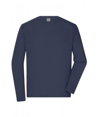 Herren Men's Workwear-Long-Sleeved-T   OCS Blended Navy 10526