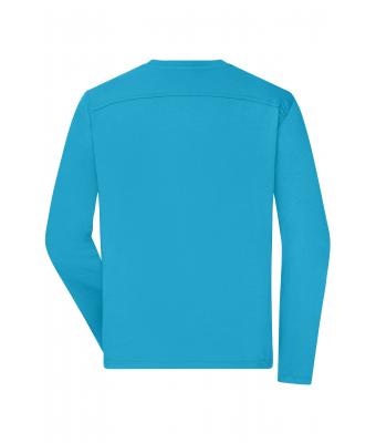Herren Men's Workwear-Long-Sleeved-T   OCS Blended Turquoise 10526