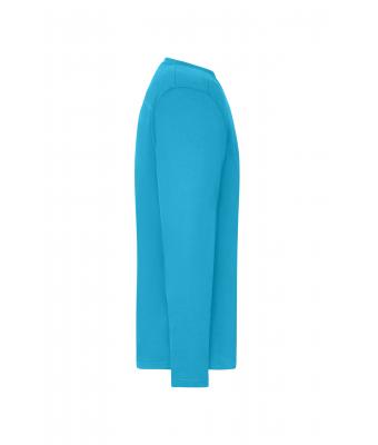 Heren Men's Workwear-Long-Sleeved-T   OCS Blended Turquoise 10526