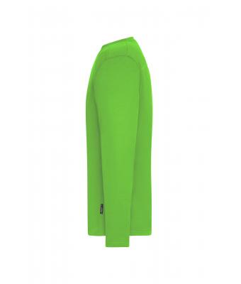 Men Men's Workwear-Long-Sleeved-T   OCS Blended Lime-green 10526