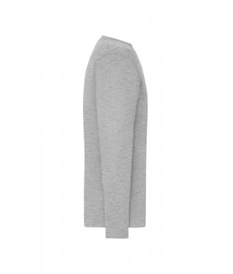 Men Men's Workwear-Long-Sleeved-T   OCS Blended Grey-heather 10526