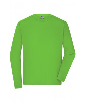 Herren Men's Workwear-Long-Sleeved-T   OCS Blended Lime-green 10526