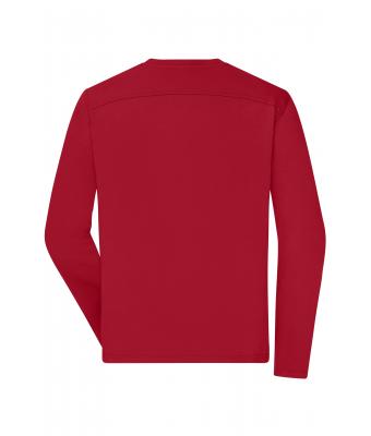 Heren Men's Workwear-Long-Sleeved-T   OCS Blended Rood 10526