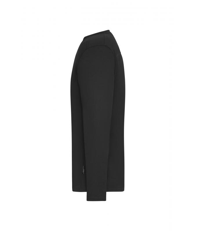 Men Men's Workwear-Long-Sleeved-T OCS Blended Black 10526
