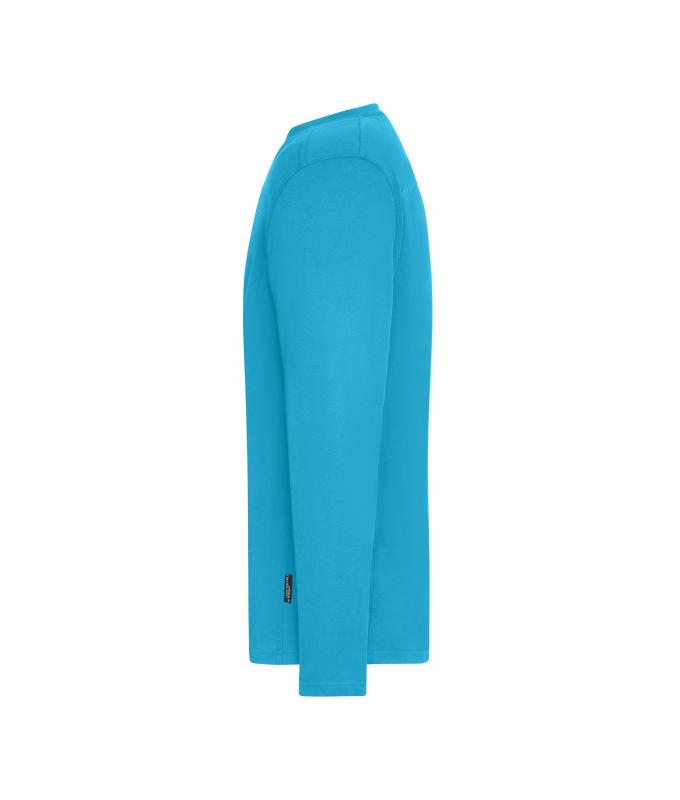 Herren Men's Workwear-Long-Sleeved-T OCS Blended Turquoise 10526