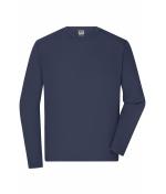 Men Men's Workwear-Long-Sleeved-T OCS Blended Navy 10526