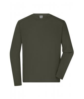 Men Men's Workwear-Long-Sleeved-T OCS Blended Olive 10526
