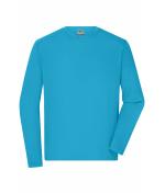 Men Men's Workwear-Long-Sleeved-T OCS Blended Turquoise 10526