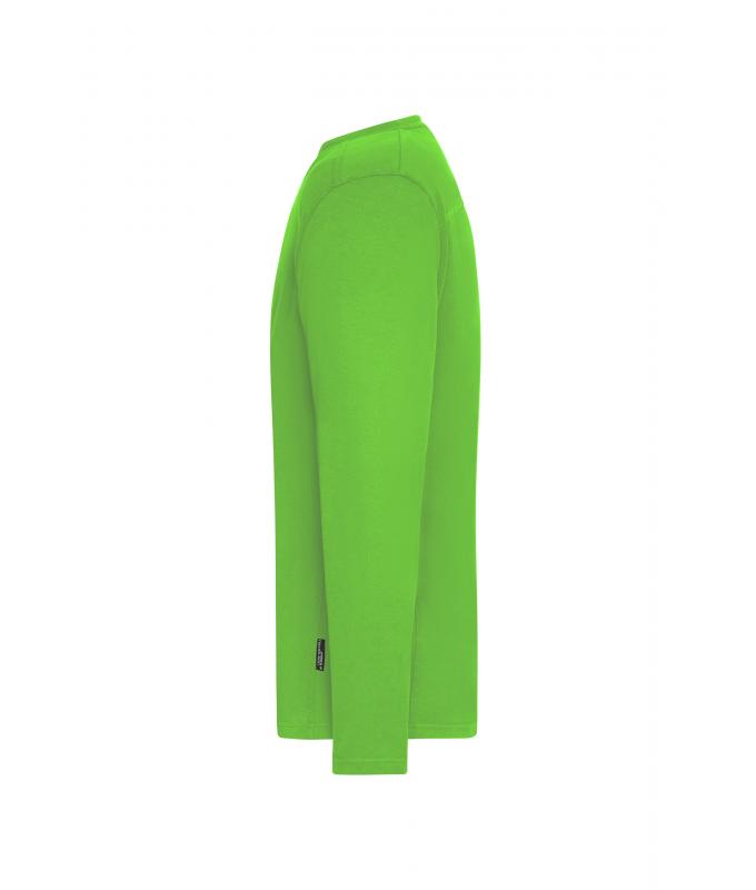 Men Men's Workwear-Long-Sleeved-T OCS Blended Lime-green 10526