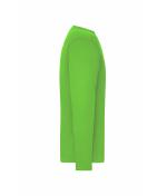 Men Men's Workwear-Long-Sleeved-T OCS Blended Lime-green 10526