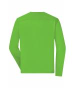 Men Men's Workwear-Long-Sleeved-T OCS Blended Lime-green 10526