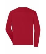 Men Men's Workwear-Long-Sleeved-T OCS Blended Red 10526