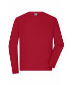 Men Men's Workwear-Long-Sleeved-T OCS Blended Red 10526