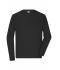 Men Men's Workwear-Longsleeve-T Black 10526