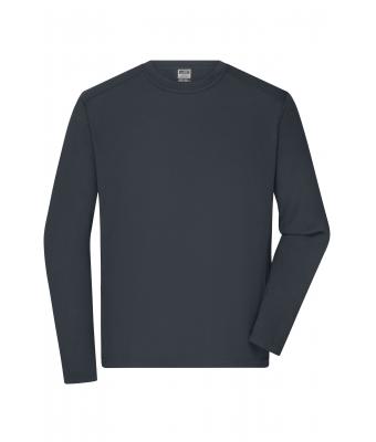 Herren Men's Workwear-Longsleeve-T Carbon 10526