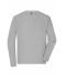 Herren Men's Workwear-Longsleeve-T Grey-heather 10526