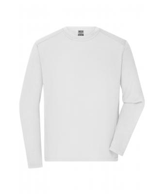 Homme T-shirt de travail manches longues homme Blanc 10526