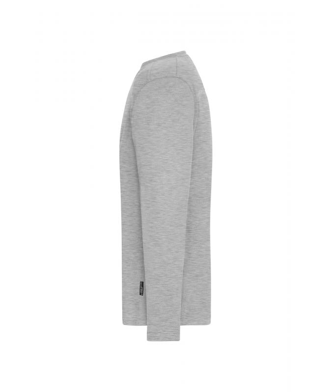 Homme T-shirt de travail manches longues homme OCS Blended Gris-chiné 10526