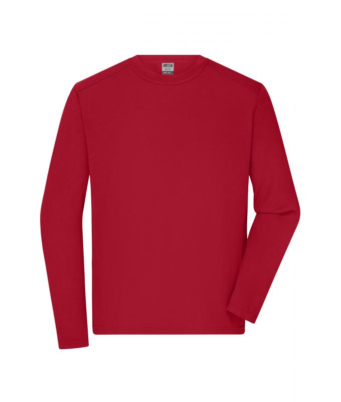 Homme T-shirt de travail manches longues homme OCS Blended Rouge 10526