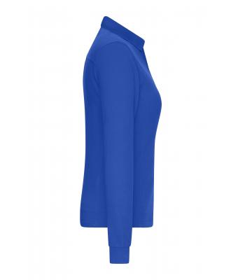 Dames Ladies' Workwear-Long-Sleeved Polo   OCS Blended Royal 10527