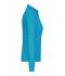 Dames Ladies' Workwear-Long-Sleeved Polo   OCS Blended Turquoise 10527