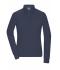 Dames Ladies' Workwear-Long-Sleeved Polo   OCS Blended Navy 10527