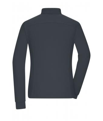 Damen Ladies' Workwear-Long-Sleeved Polo   OCS Blended Carbon 10527