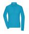 Dames Ladies' Workwear-Long-Sleeved Polo   OCS Blended Turquoise 10527