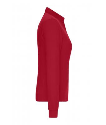 Dames Ladies' Workwear-Long-Sleeved Polo   OCS Blended Rood 10527